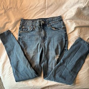 Wild Fable distressed stone wash jeans